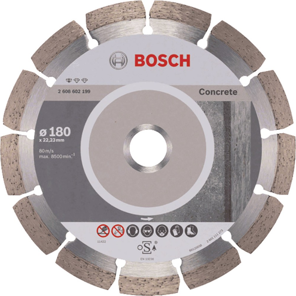Диск алмазный по бетону Bosch Standard for Concrete 180х22.2мм (199)