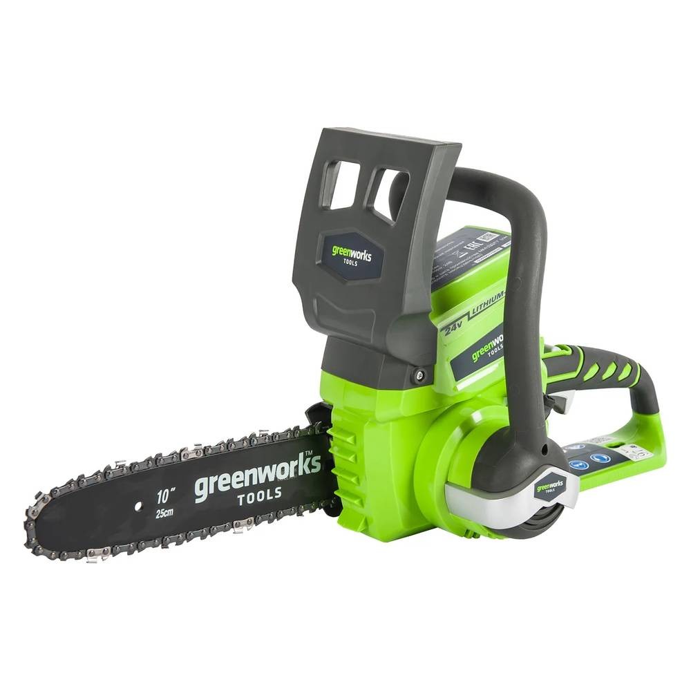 Аккумуляторная цепная пила Greenworks G24CS25K4