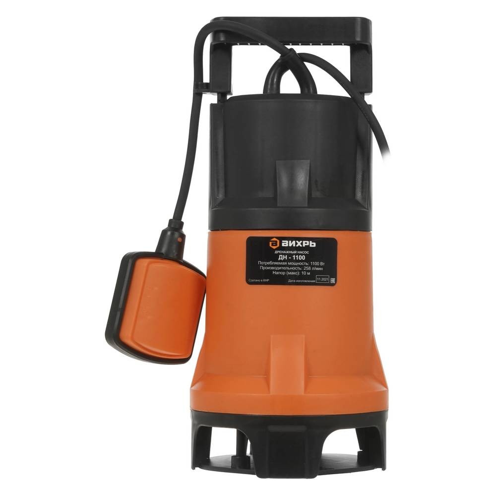 Насос дренажный Вихрь ДН-1100