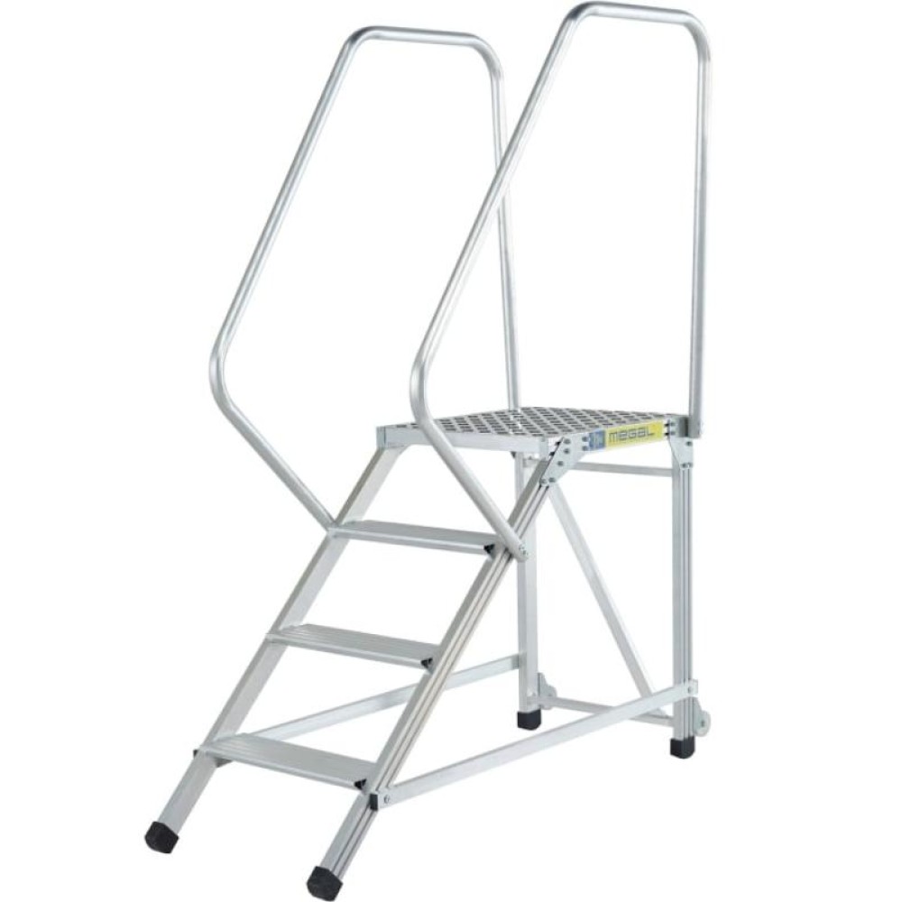 Лестница подмости MEGAL ЛП-0,6 с двумя поручнями