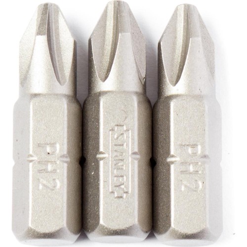 Набор бит STANLEY PH2Х 3шт (0-68-946)