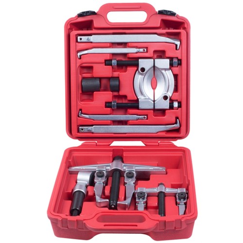 Съемник подшипников 30 т, 2-х захватный, сегментного типа, кейс, 14 предметов МАСТАК 104-12030C