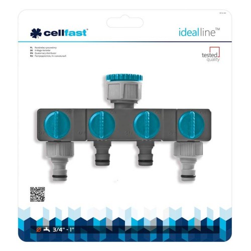 Распределитель для крана Cellfast IDEAL LINE PLUS 4-х канальный