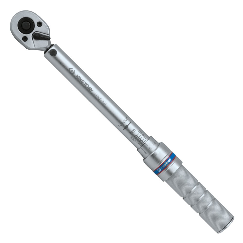 Динамометрический ключ серии "COMPACT", 1/4", 5-25 Нм, для левой и правой резьбы, футляр KING TONY 3