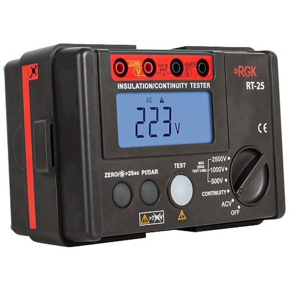 Мегаомметр RGK RT-25 с поверкой