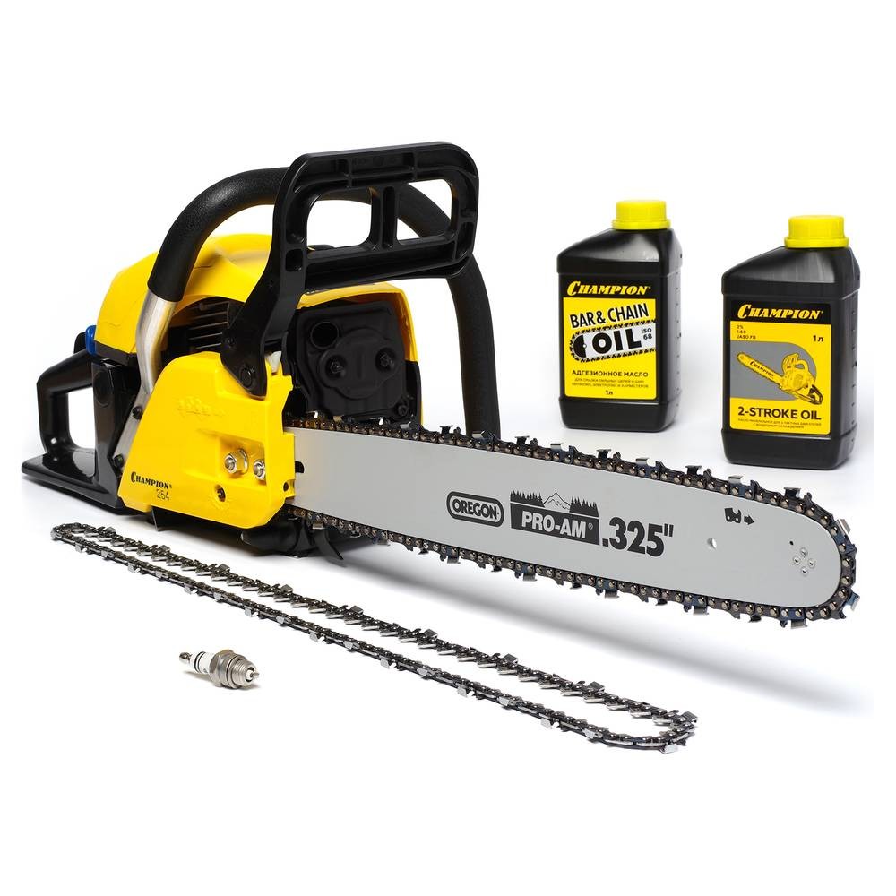 Бензопила CHAMPION 254-18"-0,325-1,5-72 + подарок АКЦИЯ