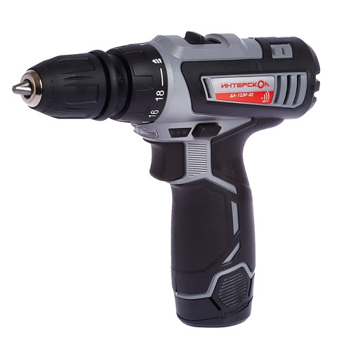 Аккумуляторная дрель-шуруповерт ИНТЕРСКОЛ КОМБИ ДА-12ЭР-02