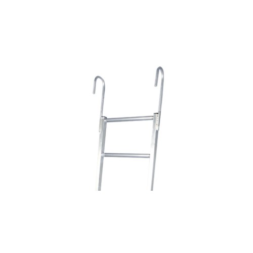 Лестница навесная алюминиевая с крюками MEGAL ЛНАак - 1,8 (450)