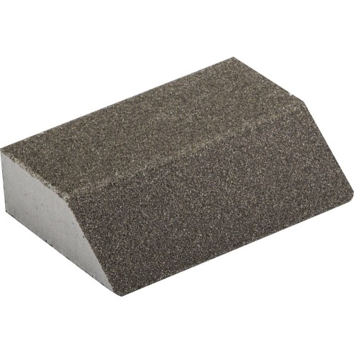 ЗУБР Р80, 100 х 68 х 42 х 26 мм, водостойкая, четырехсторонняя шлифовальная губка (35613-080)