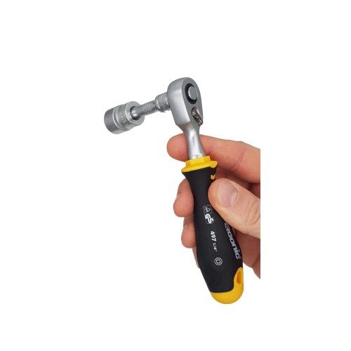 Felo Набор головок с трещоткой и отверткой 1/4" ERGONIC в кейсе, 19 шт 05781956