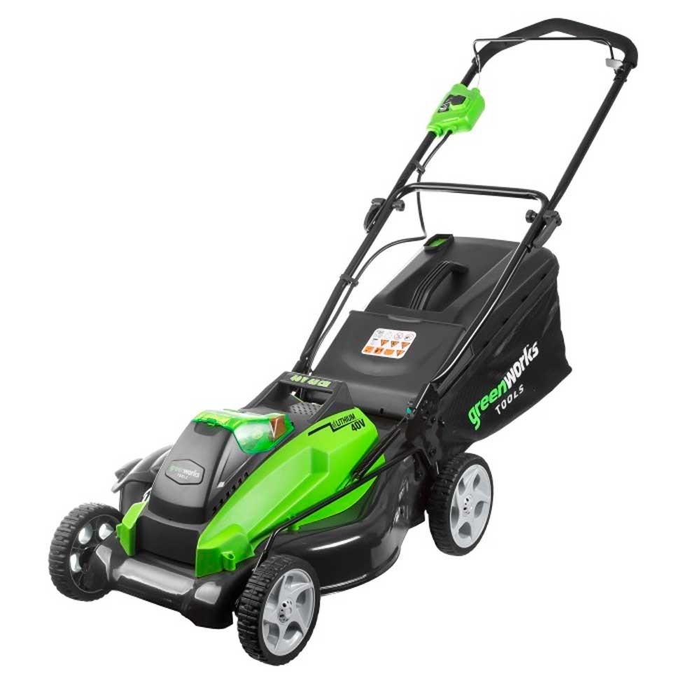 Аккумуляторная газонокосилка Greenworks G40LM45K4