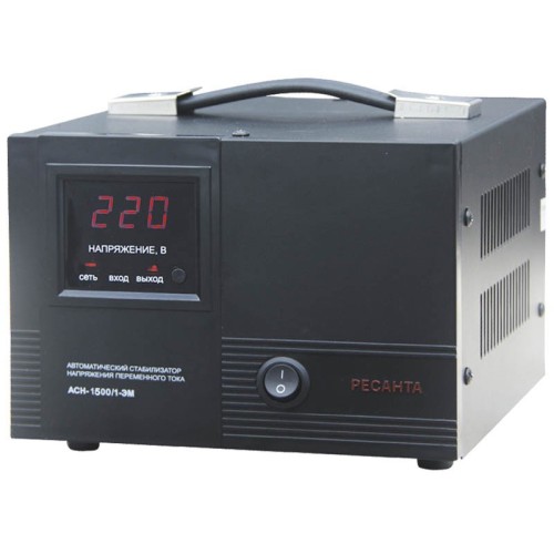 Стабилизатор напряжения Ресанта АСН- 1500/1-ЭМ