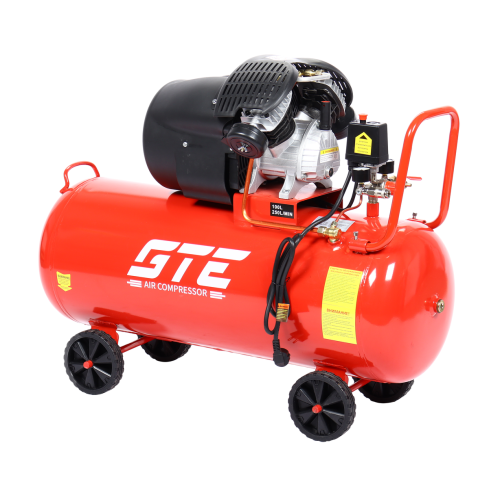 Компрессор поршневой с прямым приводом 220В 250л/мин. ресивер-100л V-образный GTE
