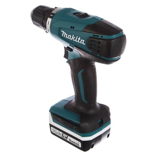 Аккумуляторная дрель-шуруповерт Makita DF347DWE + набор бит