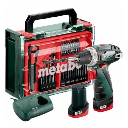 Аккумуляторная дрель-шуруповерт Metabo PowerMaxx BS Basic Set (600080710)