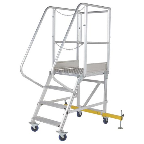 Вышка - стремянка разборная на колесах (150кг+150кг) MEGAL ВС2-1.0