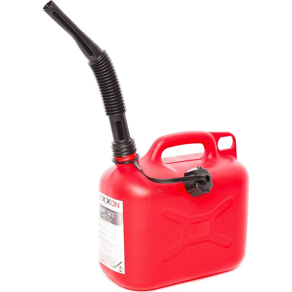 Канистра Rexxon для бензина пластиковая 5л
