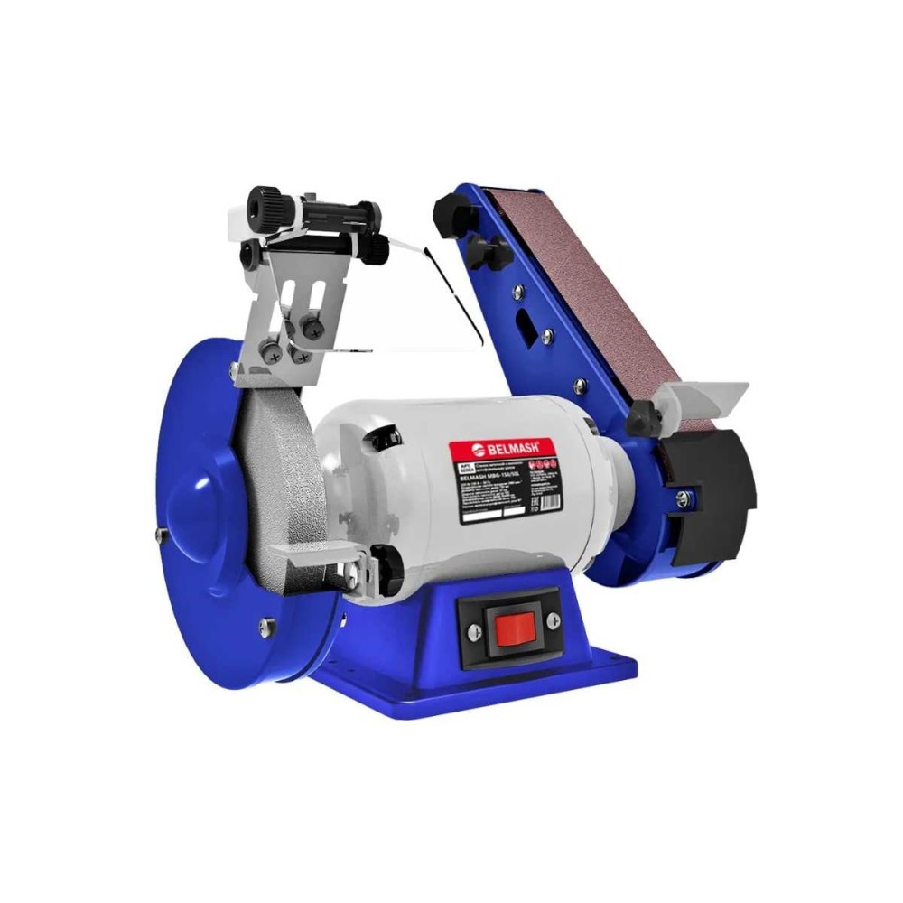 Станок заточной с ленточно-шлифовальным узлом BELMASH MBG-150/50L