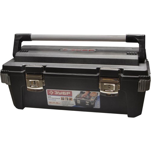 ЗУБР УМЕЛЕЦ-25, 650 x 275 x 265 мм, (25_), пластиковый ящик для инструментов, Профессионал (38141-25)