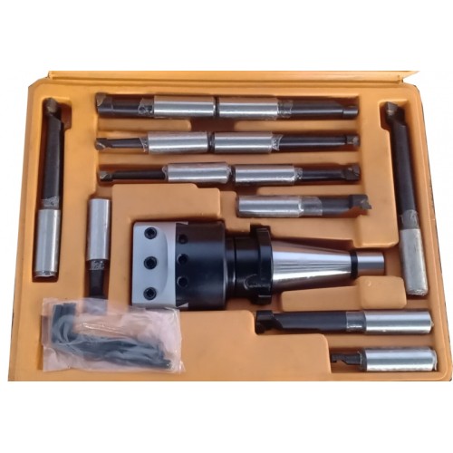 Расточная головка(с набором расточных резцов из 12 шт.) конус ISO30