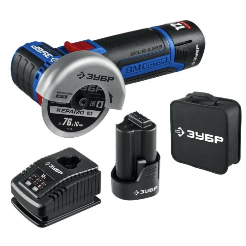 Машина шлифовальная угловая аккумуляторная ЗУБР AB-76 AB-76-22