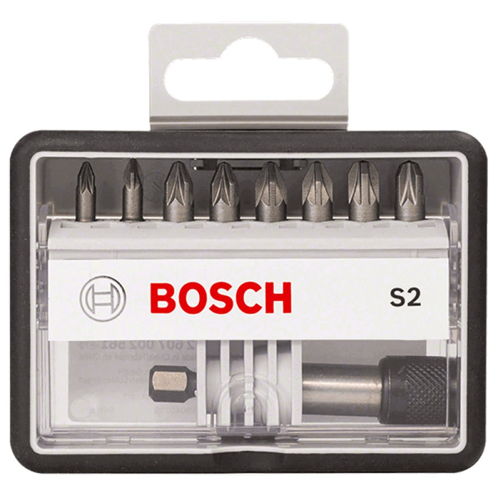Набор бит Bosch PZ + держатель 8шт (561)