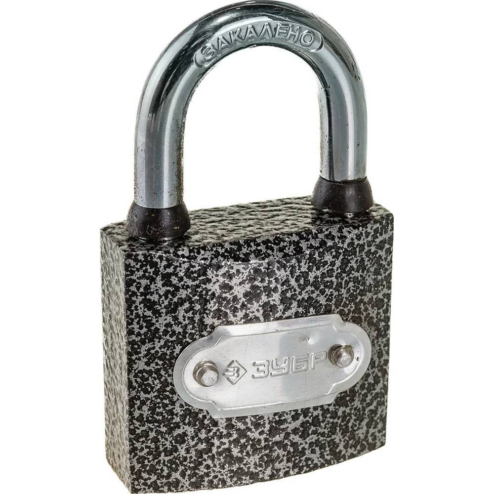 Навесной замок ЗУБР металлический корпус 38 мм (3712-38)