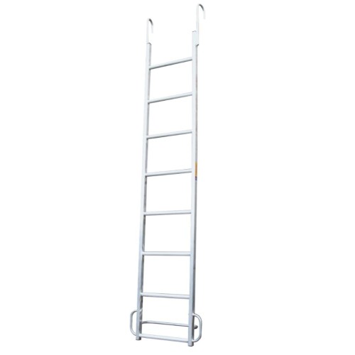 Лестница навесная алюминиевая с крюками MEGAL ЛНАак - 4,1 (450)