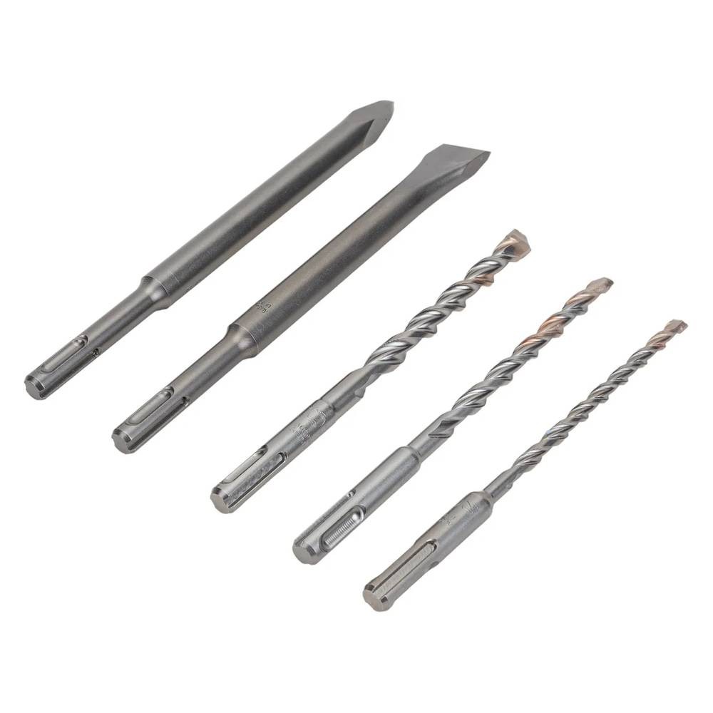 Набор буров и зубил Milwaukee SDS-Plus 5шт (4932430002)