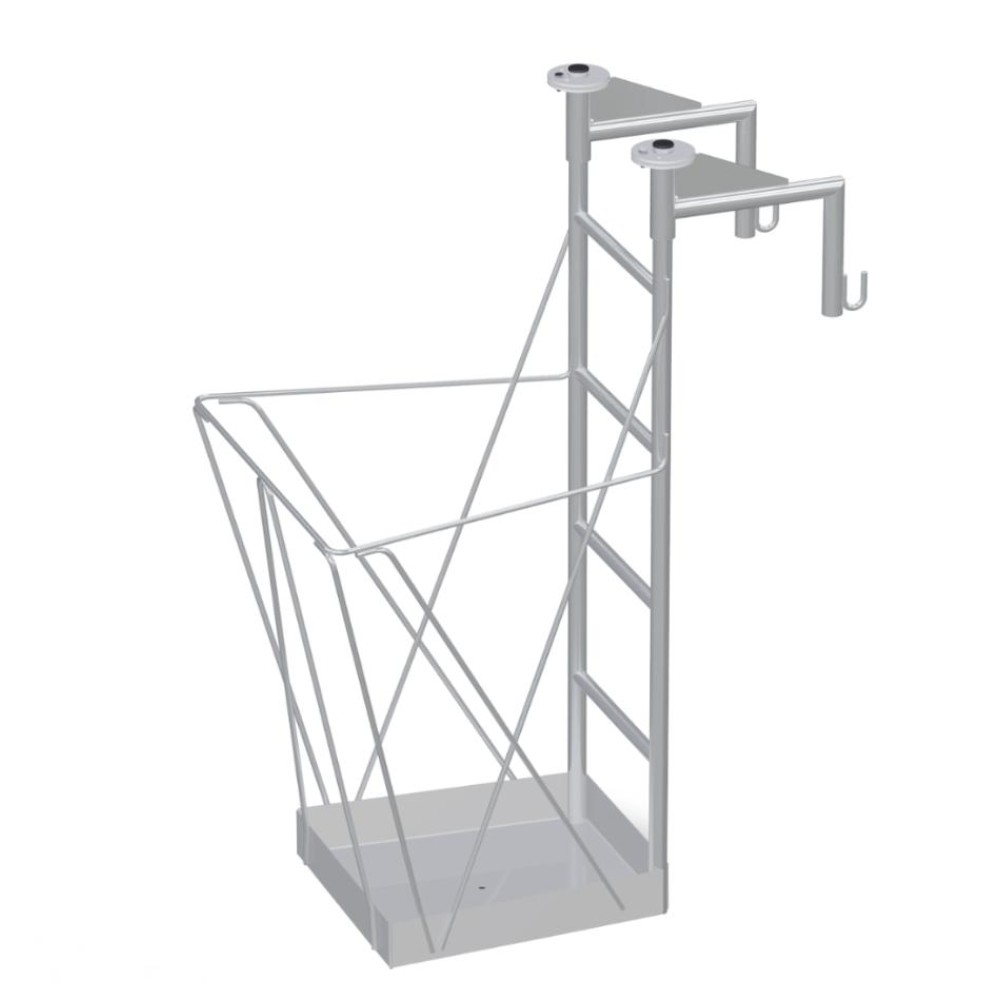 Площадка, навешиваемая на строительные конструкции MEGAL ПКА 1200-0,6*0,55