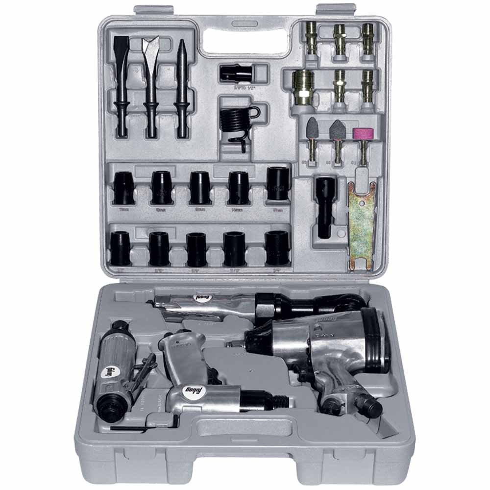 Набор пневмоинструмента Fubag 34 предмета в кейсе