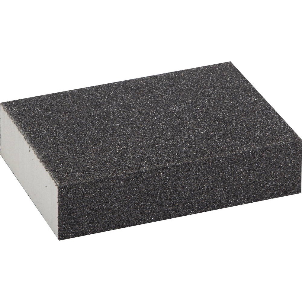 ЗУБР Р80, SiC, 100 х 68 х 26 мм, водостойкая, четырехсторонняя шлифовальная губка (35612-080)