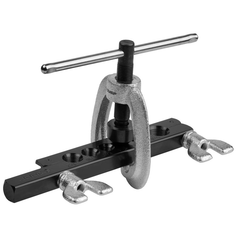 ЗУБР для труб из цв. металлов с толщиной стенки до 1 мм, 3/16_, 1/4_, 5/16_, 3/8_, 7/16_, 1/2_, 5/8_, развальцовка (23618-5/8)