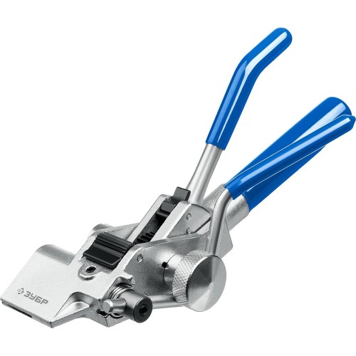 ЗУБР ИНХ-20, 2 в 1, инструмент для натяжения и резки стальной монтажной ленты, Профессионал (22624)