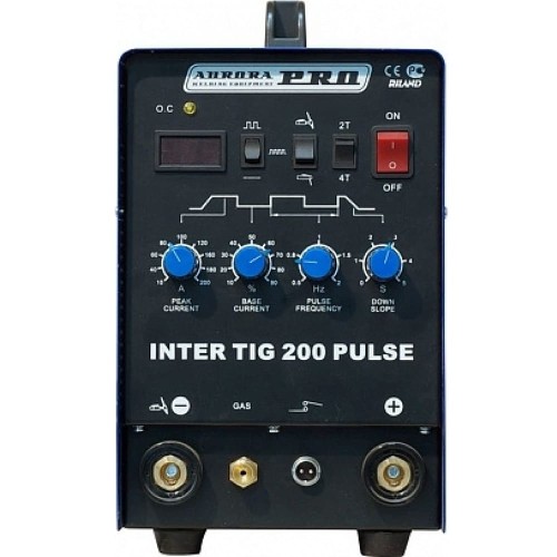 Аппарат сварочный инверторный AuroraPro INTER TIG 200 PULSE Mosfet