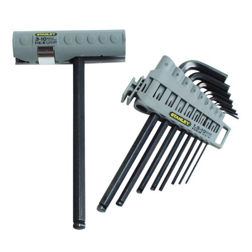 Набор торцевых ключей STANLEY HEX GRIP 9шт 0-89-904