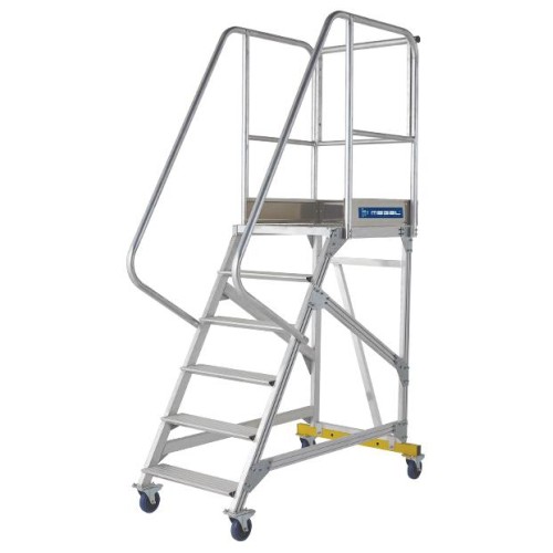 Вышка - стремянка разборная на колесах (300кг+150кг) MEGAL ВС3-1.8