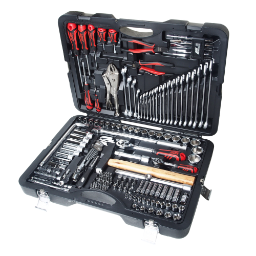 Набор инструментов 1/4" & 1/2" 6-гранный (в кейсе) 156 предметов JTC