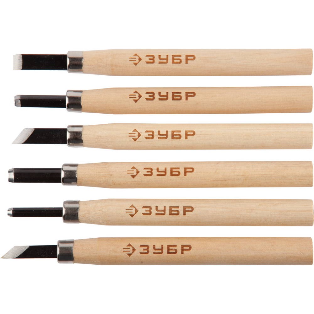 ЗУБР 6 предм, фигурные резцы, Профессионал (18375-H6)