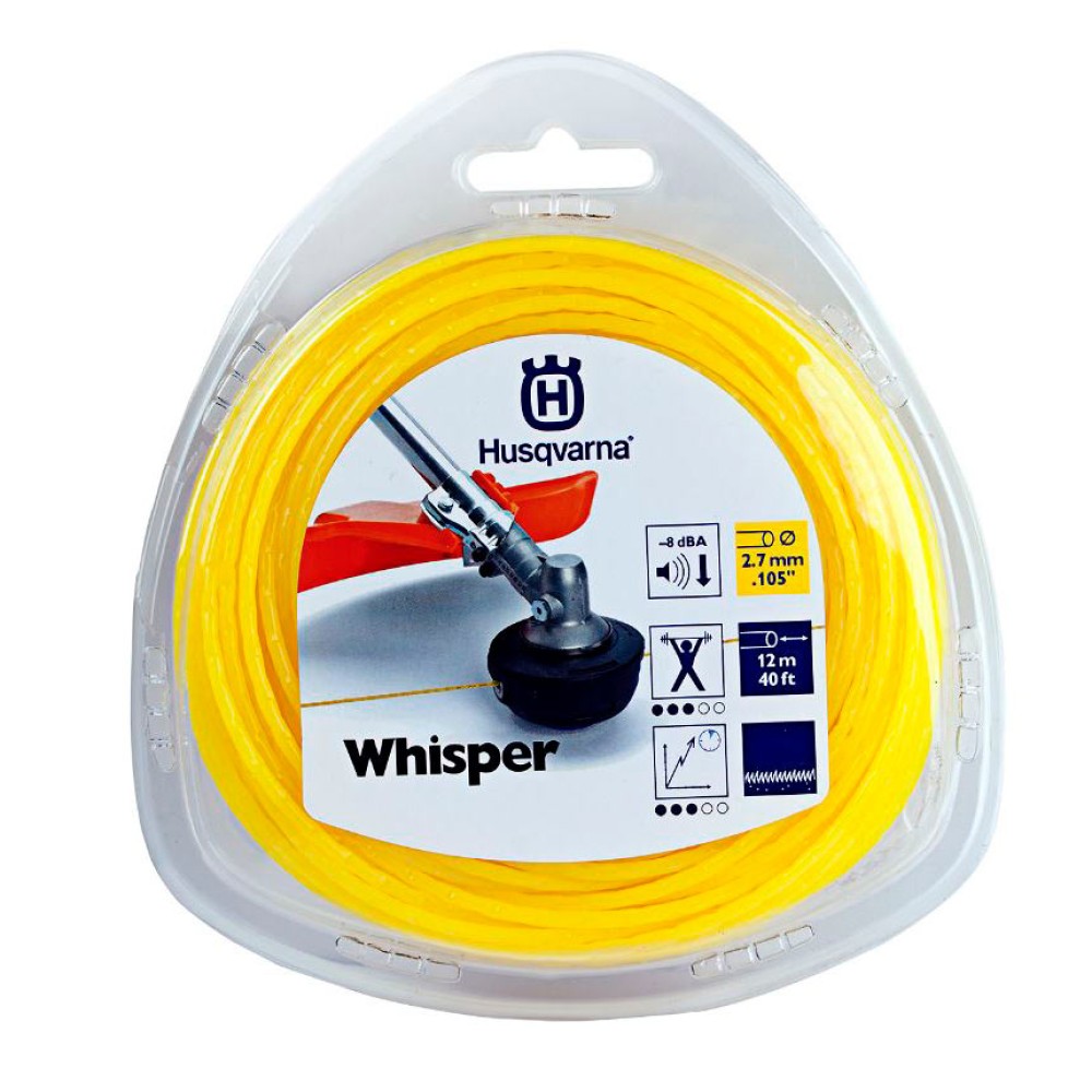 Леска для триммера Husqvarna 2.7мм круглая бесшумная 70м (5784365-01)