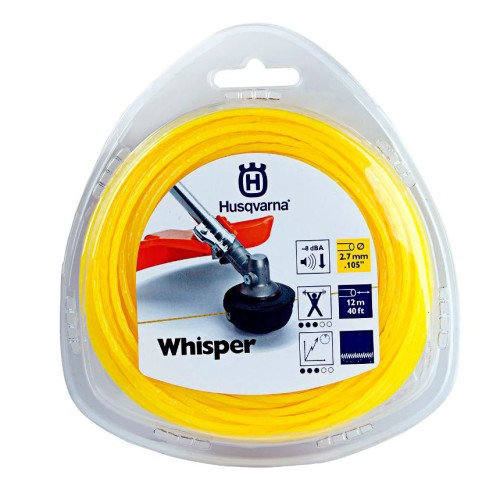 Леска для триммера Husqvarna 2.7мм круглая бесшумная 70м (5784365-01)