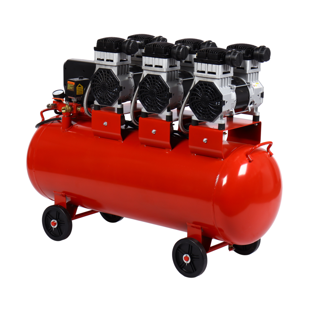 Компрессор поршневой безмасляный 220В 420л/мин. ресивер-153л GTE