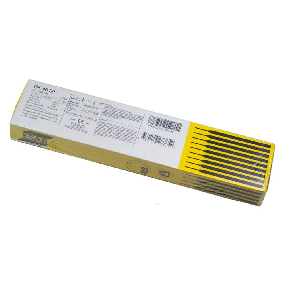 Электроды ESAB OK 46.00 2мм 2 кг