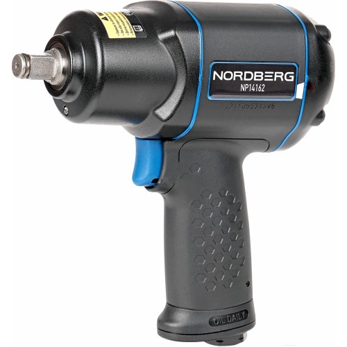 Пневмогайковерт ударный 1/2", 1620Нм NORDBERG NP14162