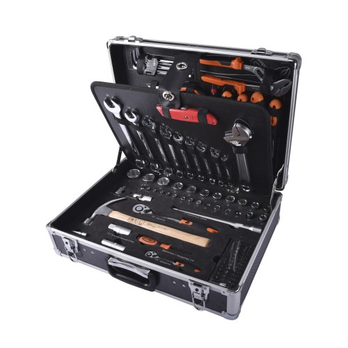 Набор инструмента Квалитет 119 предметов (алюминиевый чемодан)