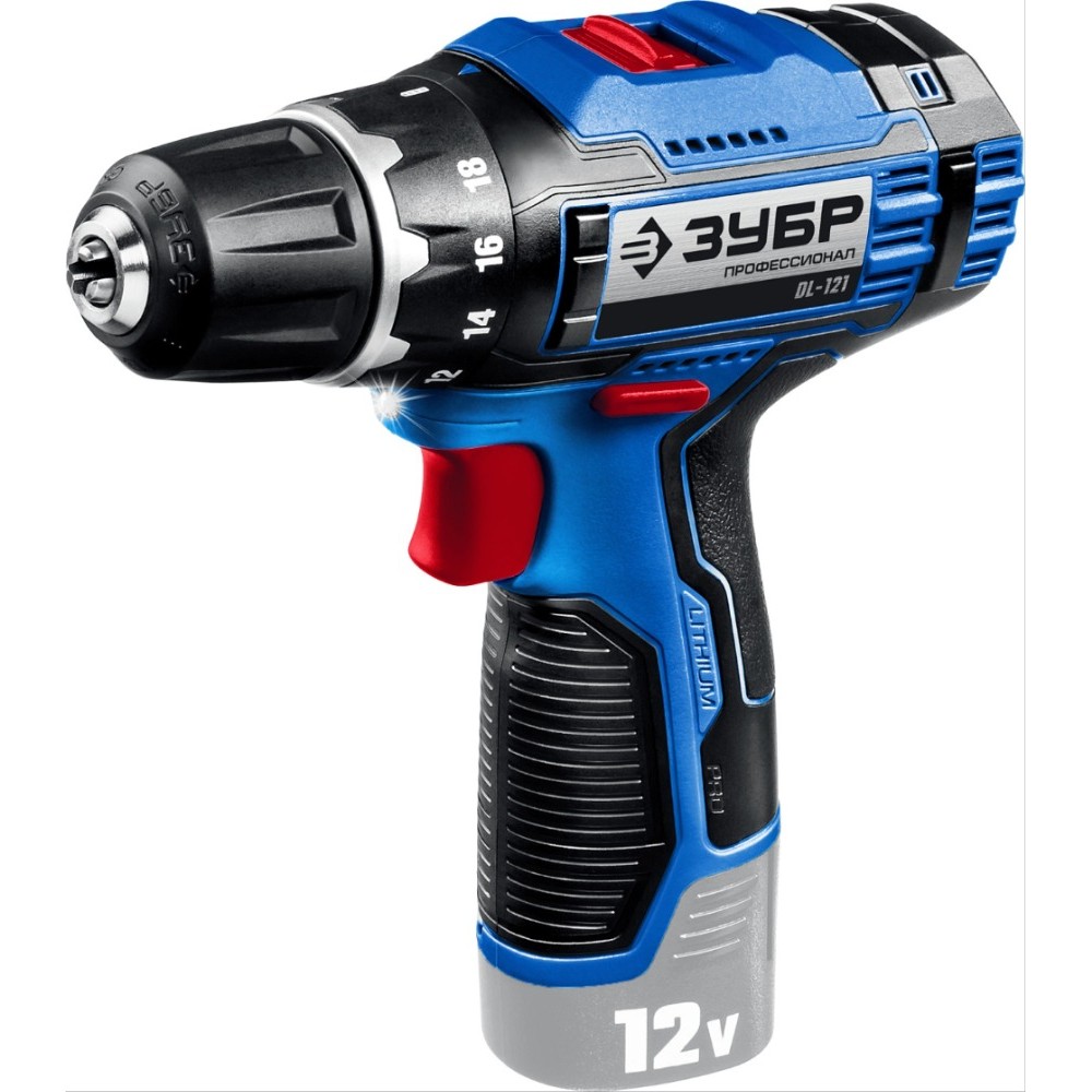 Аккумуляторная дрель-шуруповерт ЗУБР Профессионал DL-121 (без акк, без з/у)
