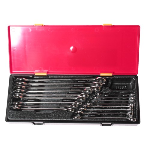 Набор ключей комбинированных 6-23мм с зеркальной полировкой 17 предметов в кейсе JTC