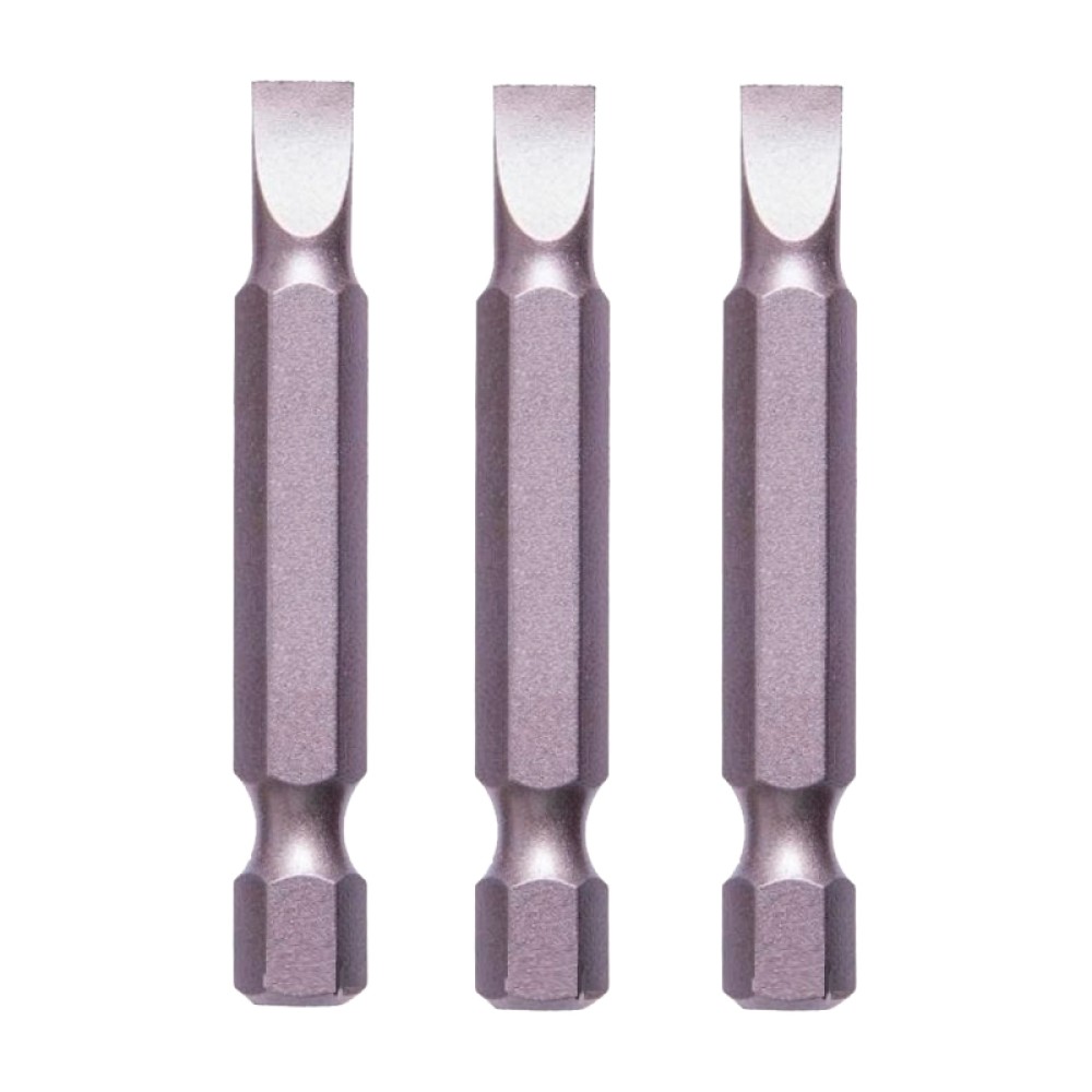 Бита Makita Silver Torsion SL1.0x5.5x50мм 3шт (B-25317)