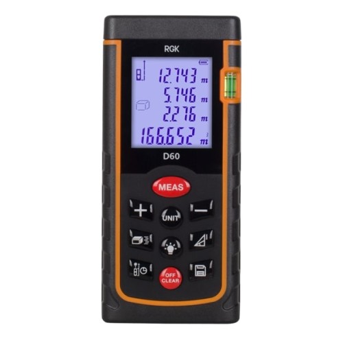 Дальномер-рулетка лазерный RGK D60