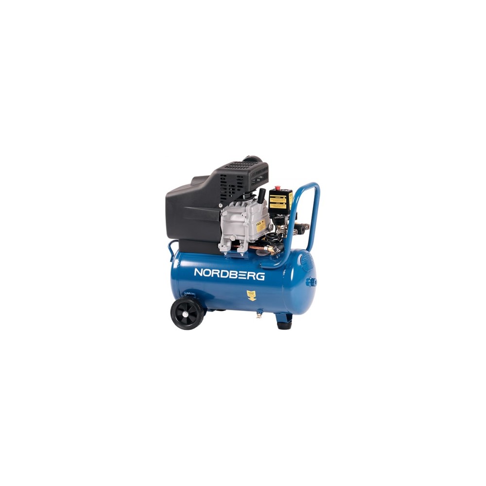 Компрессор поршневой, 220 В, ресивер 24 л, 240 л/мин NORDBERG NCE25/241